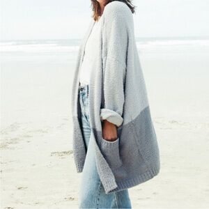 Thread & Supply Two-Tone Gray Cardigan